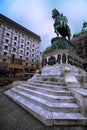 Monument to Prince Mihailo Obrenovic Royalty Free Stock Photo