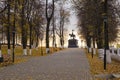 Monument to Prince Vladimir and Saint Fyodor in the city of Vladimir.