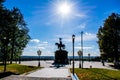 The monument Prince Vladimir and the Saint Fyodor, Vladimir city, Russia