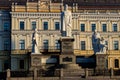 Monument to Princess Olha, apostle Andrew, saints Cyril and Methodius on Michailovsky Square in Kiev, Ukraine