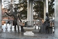 Monument to Pushkin and Goncharova
