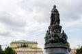 Monument to the queen Ekaterina and her favourites Royalty Free Stock Photo