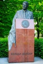 Monument to Ronald Regan in Warsaw, Poland Royalty Free Stock Photo