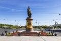 Monument to the Russian commander Generalissimo Alexander Suvorov in St. Petersburg