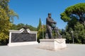 Monument to Russian Emperor Alexander III in the Livadia Park, Crimea