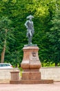 Monument to Russian Emperor Paul I in Gatchina, Russia Royalty Free Stock Photo