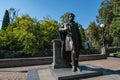 Monument to the Russian poet Alexander Sergeyevich Pushkin in Yalta