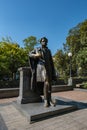 Monument to the Russian poet Alexander Sergeyevich Pushkin in Yalta