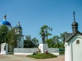 Monument to Russian soldiers who died in World War II, in the Kaluga region in Russia.