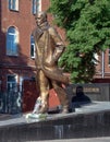 Monument to Russian writer Andrei Platonov