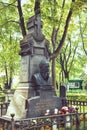 Monument to Russian writer, a classic of Russian and world literature Fyodor Dostoevsky