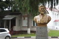 A monument to Russian writer A. P. Chekhov in Zvenigorod, Moscow region