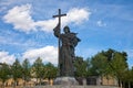 The monument to Saint Prince Vladimir baptist of Rus on the Borovitskaya square