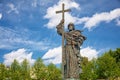The monument to Saint Prince Vladimir baptist of Rus on the Borovitskaya square