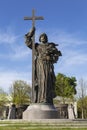 The monument to Saint Prince Vladimir baptist of Rus on the Borovitskaya square in Moscow