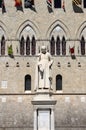 Monument to Sallustio Bandini in Siena Royalty Free Stock Photo
