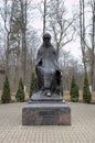 Monument to Savva Storozhevsky. Savvino-Storozhevsky monastery. Zvenigorod Royalty Free Stock Photo