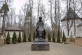 Monument to Savva Storozhevsky. Savvino-Storozhevsky monastery. Zvenigorod