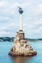 Monument to scuttled Russian ships to obstruct entrance to Sevas Royalty Free Stock Photo