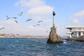 Monument to the Scuttled Ships in Sevastopol city (Crimea) Royalty Free Stock Photo