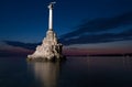 Monument to the Scuttled Warships in Sevastopol Royalty Free Stock Photo