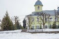 Monument to Sergei Rachmaninov. The city of Tambov. On the embankment of the Tsna River.