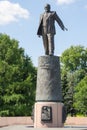 Monument to Sergey Pavlovich Korolev in the alley of cosmonauts in Moscow