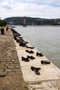 Monument to the Shoah in Budapest