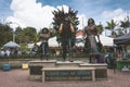 Monument to the silleteros of Antioquia, Colombia