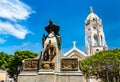 Monument to Simon Bolivar in the old town of Panama City Royalty Free Stock Photo