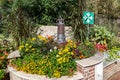 Monument to the small distillation apparatus in Fecamp, Normandy