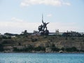 Monument to Soldier and the Sailor in Sevastopol near Artbukhta on the cape crystal