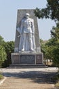Monument to soldiers-fellow villagers who died in the Great Patriotic War in the village of Krasnaya Polyana, Chernomorsky