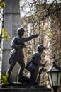 Monument to soldiers who defended the country during World War II