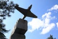 Monument to Soviet aircraft Royalty Free Stock Photo