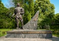 Monument to the pilot Ivan Kozhedub in Kyiv