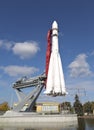 Monument to Soviet rocket Vostok