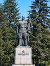 Monument to Soviet Soldier in Ruse Bulgaria Royalty Free Stock Photo