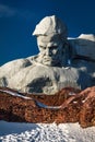 Monument to Soviet soldiers in the ruins of the Brest Fortress