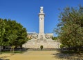 Monument to the 1812 Spanish Constitution in the Plaza de Espana Square. Cadiz, Spain Royalty Free Stock Photo