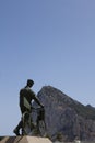 Monument to Spanish workers in Gibraltar
