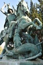 Monument to St. George with the dragon.