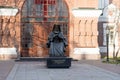 Monument to the St. Luka Voyno-Yasenetsky in front of the entrance to the Parish of the Temple of St. John the Forerunner 1890