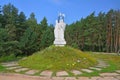 Monument to Standing on Ugra of 1480 in Kaluga region, Russia