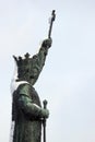 Monument to Stefan cel Mare in Chisinau, Moldova Royalty Free Stock Photo