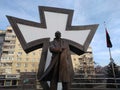 Monument to Stepan Bandera in Ivano-Frankivsk.