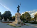 The monument to Stephen the Great (1457-1504) Chisinau Royalty Free Stock Photo