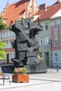 Monument to the Struggle and Martyrdom of Bydgoszcz Land situated on Old Market Square, Bydgoszcz Cathedral, Bydgoszcz, Poland