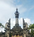 monument to the struggle of the people of bali in denpasar renon park Royalty Free Stock Photo