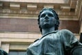 Monument to students by Moscow State University named after Lomonosov, main building.